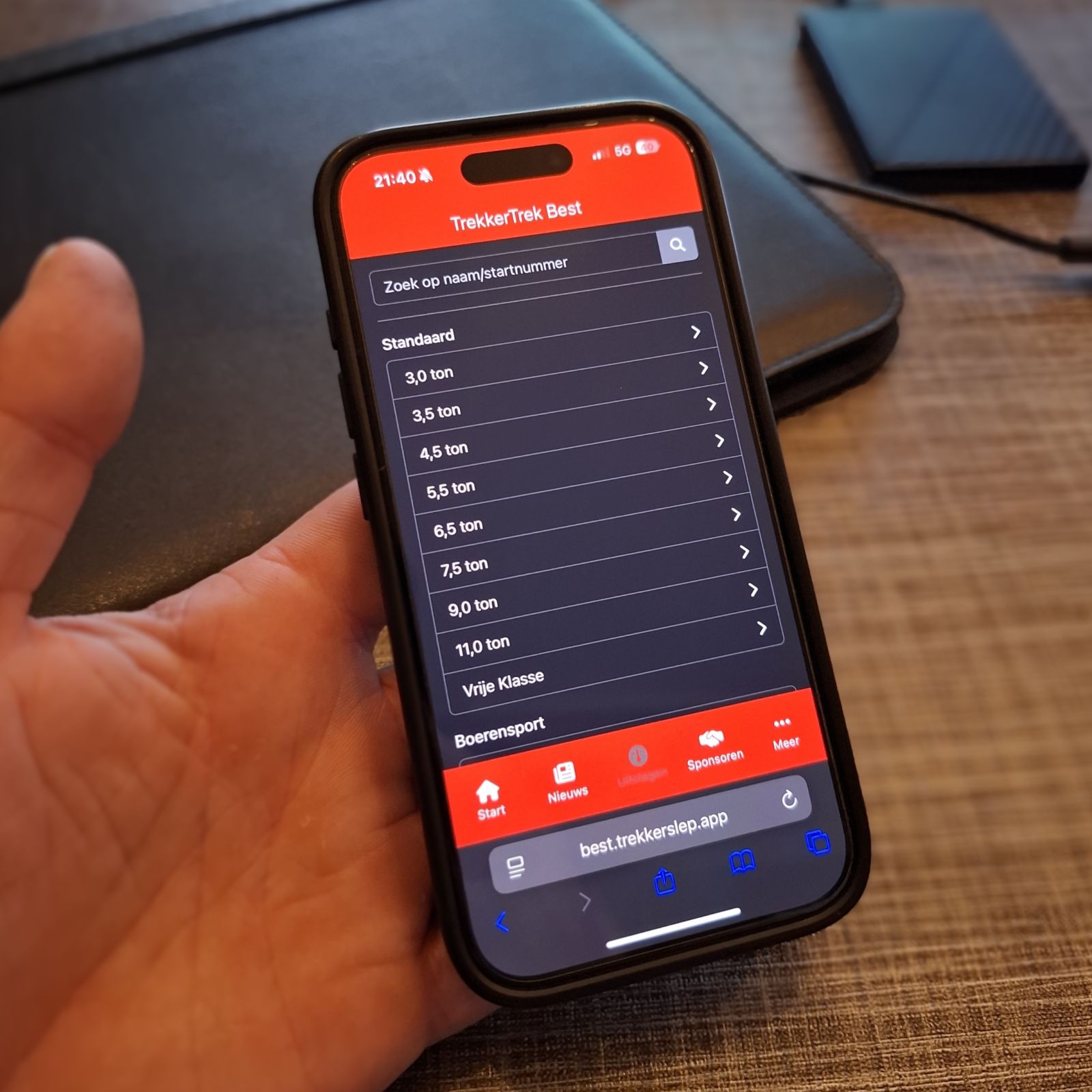 Uitslagen pagina Trekkerslep App - Trekkertrek Best Uitslagen pagina Trekkerslep App - Trekkertrek Best